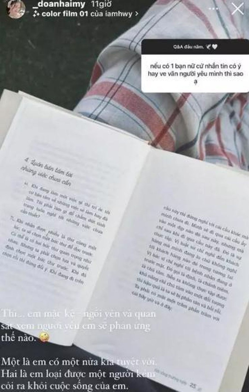 Doãn Hải My xử lý sao khi Đoàn Văn Hậu bị tán tỉnh? - Ảnh 1.