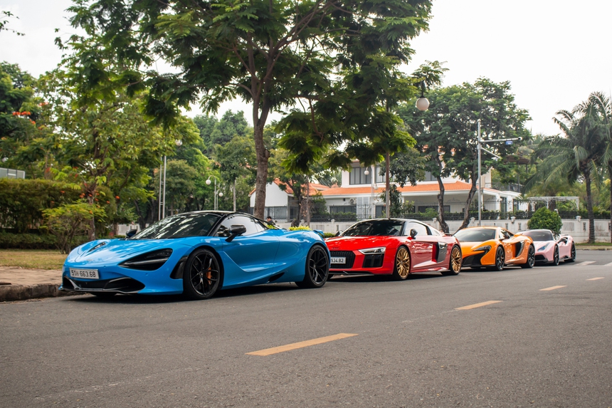 Hội siêu xe TP. HCM tính 'phượt' 3 ngày hơn 400 km tới Bình Thuận: Nhiều chiếc độ khủng với gầm thấp cũng tham gia - Ảnh 2.