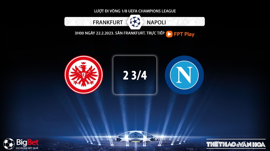 Nhận định, soi kèo Frankfurt vs Napoli (3h00, 22/2), lượt đi vòng 1/8 Cúp C1 - Ảnh 9. Nhận định, soi kèo Frankfurt vs Napoli (3h00, 22/2), lượt đi vòng 1/8 Cúp C1 - Ảnh 9.