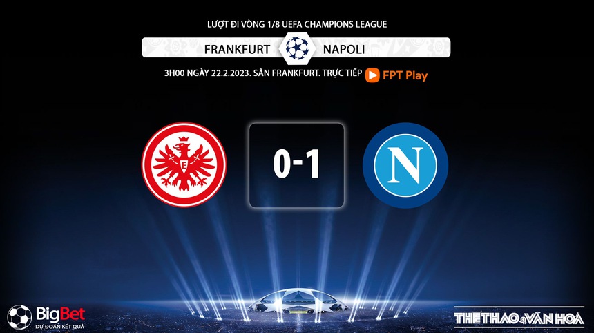 Nhận định, soi kèo Frankfurt vs Napoli (3h00, 22/2), lượt đi vòng 1/8 Cúp C1 - Ảnh 10. Nhận định, soi kèo Frankfurt vs Napoli (3h00, 22/2), lượt đi vòng 1/8 Cúp C1 - Ảnh 10.