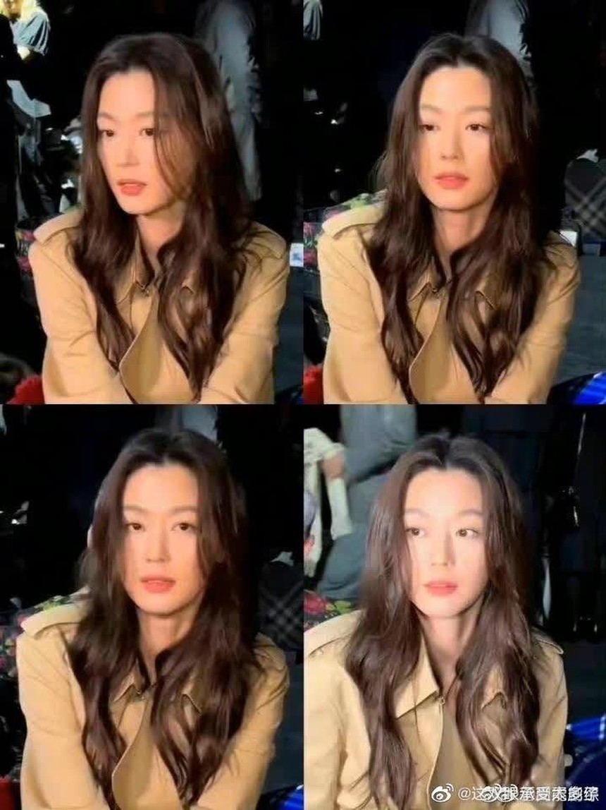 Đụng độ tại '2023 F/W Burberry Collection', Jun Ji Hyun và Son Heung Min khiến dân tình xuýt xoa - Ảnh 2.