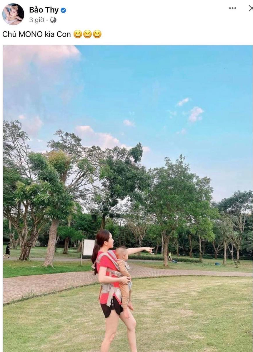 Bảo Thy lâu lâu mới khoe con, lại gọi tên MONO và còn hé lộ âm nhạc của nam ca sĩ đã giúp con cô thế này - Ảnh 1.