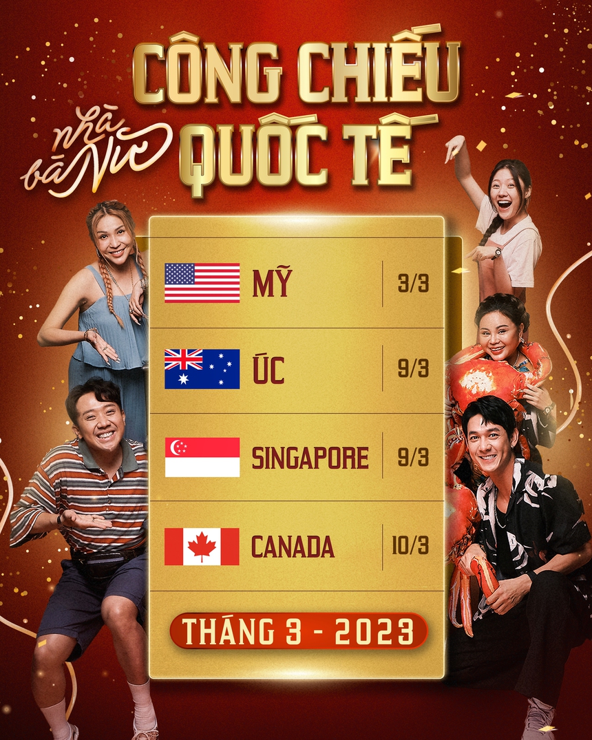 'Nhà bà Nữ' của Trấn Thành ấn định lịch chiếu quốc tế - Ảnh 1. 'Nhà bà Nữ' của Trấn Thành ấn định lịch chiếu quốc tế - Ảnh 1.