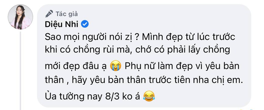 Bị nói nhờ lấy Anh Tú mới đẹp, Diệu Nhi lên tiếng phản pháo và khẳng định 1 điều - Ảnh 2.