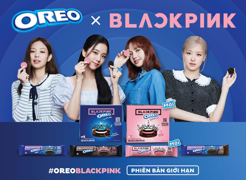 OREO hợp tác với nhóm nhạc K-Pop nổi tiếng toàn cầu BLACKPINK - Ảnh 1. OREO hợp tác với nhóm nhạc K-Pop nổi tiếng toàn cầu BLACKPINK - Ảnh 1.