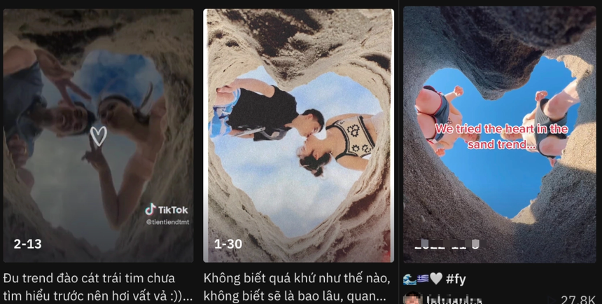 Trào lưu đổ xô ra biển “đào trái tim” tình bể bình của giới trẻ, công sức làm vất vả nhưng thành quả lại siêu "keo" - Ảnh 9.