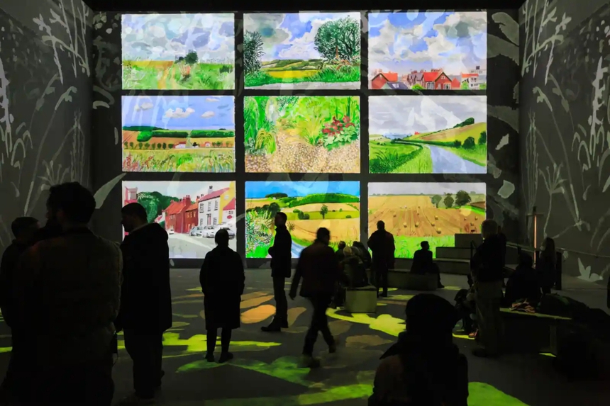 Triển lãm 250 tác phẩm của David Hockney - Ảnh 1. Triển lãm 250 tác phẩm của David Hockney - Ảnh 1.