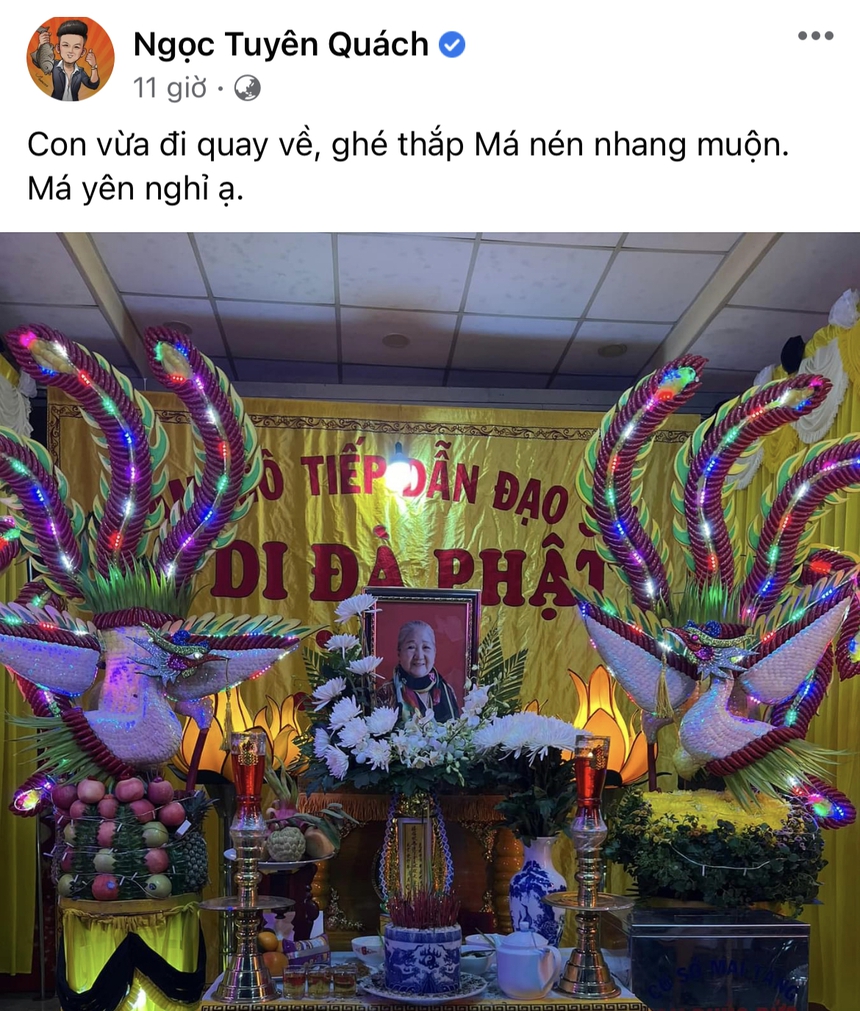 Các con nghẹn ngào tiễn đưa cố NS Thiên Kim về nơi an nghỉ cuối cùng  - Ảnh 4.