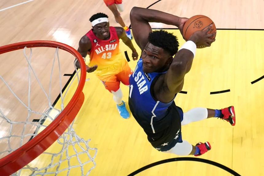 Bất ngờ trước lựa chọn cầu thủ tốt nhất NBA hiện tại của Anthony Edwards - Ảnh 1. Bất ngờ trước lựa chọn cầu thủ tốt nhất NBA hiện tại của Anthony Edwards - Ảnh 1.