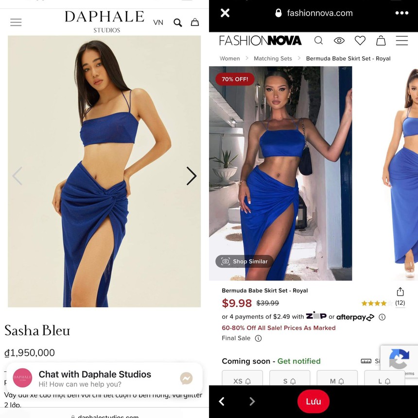 DRAMA: Á hậu Lê Thảo Nhi bị tố đạo nhái nhà mốt cao cấp, bày bán cả trang phục giống đồ Taobao - Ảnh 4.