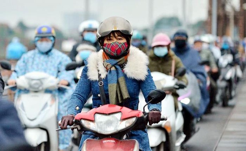 Không khí lạnh gây ra đợt rét mới cho miền Bắc - Ảnh 1.