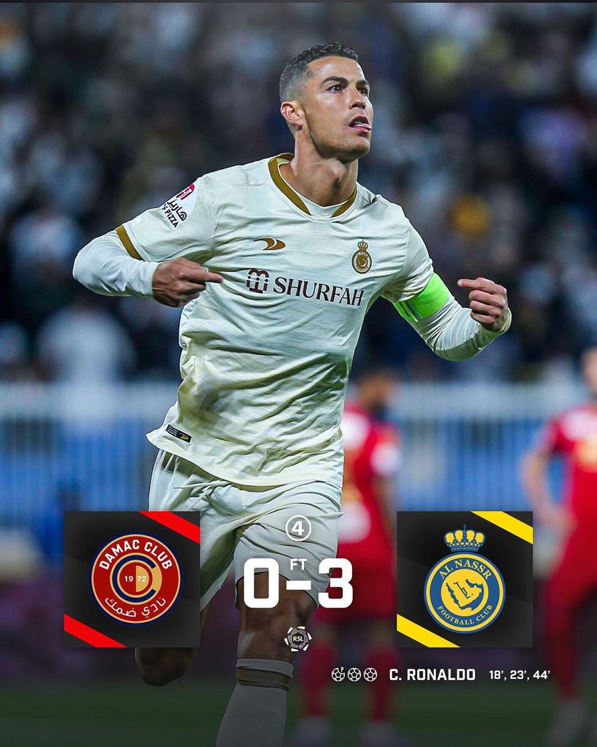 Ronaldo lại bùng nổ với hat-trick, thiết lập kỷ lục không tưởng ở tuổi 38 - Ảnh 5.