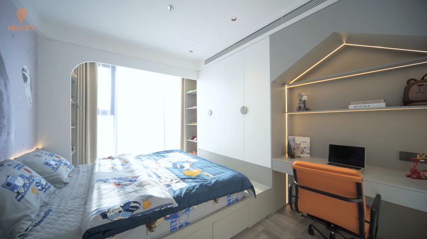 Vợ chồng trẻ đập thông 2 căn hộ để làm phòng khách như khách sạn 5 sao, món đồ đắt nhất phòng ngủ là chiếc đệm 230 triệu - Ảnh 10.