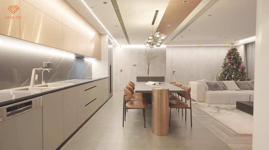 Vợ chồng trẻ đập thông 2 căn hộ để làm phòng khách như khách sạn 5 sao, món đồ đắt nhất phòng ngủ là chiếc đệm 230 triệu - Ảnh 5.