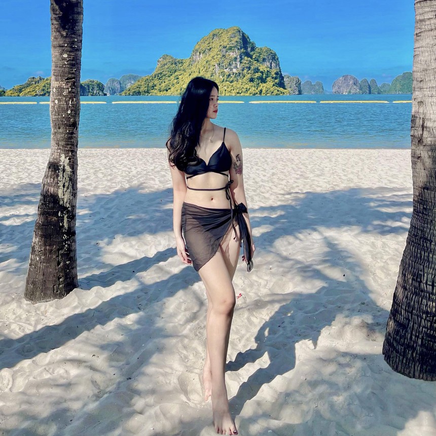 Hot girl bóng đá nữ Việt Nam công khai bạn trai, fan nam tiếc nuối - Ảnh 1. Trà My, hot girl Trà My, Trà My U19 nữ, cựu thủ môn U19, hot girl U19 nữ