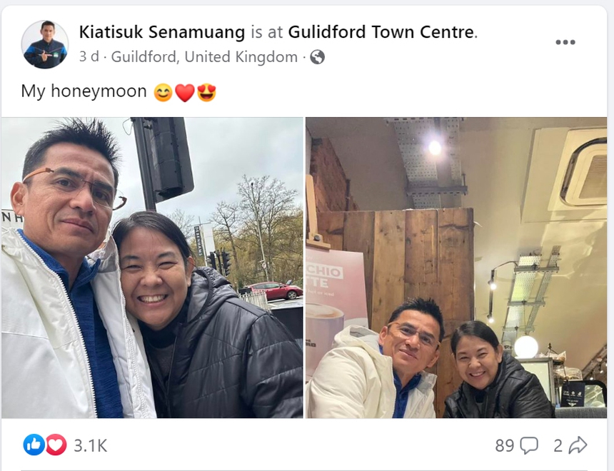 HLV HAGL Kiatisuk và nhà tài trợ gây tranh cãi V-League xem chung kết MU vs Newcastle - Ảnh 2. HLV HAGL Kiatisuk và nhà tài trợ gây tranh cãi V-League xem chung kết MU vs Newcastle - Ảnh 2.