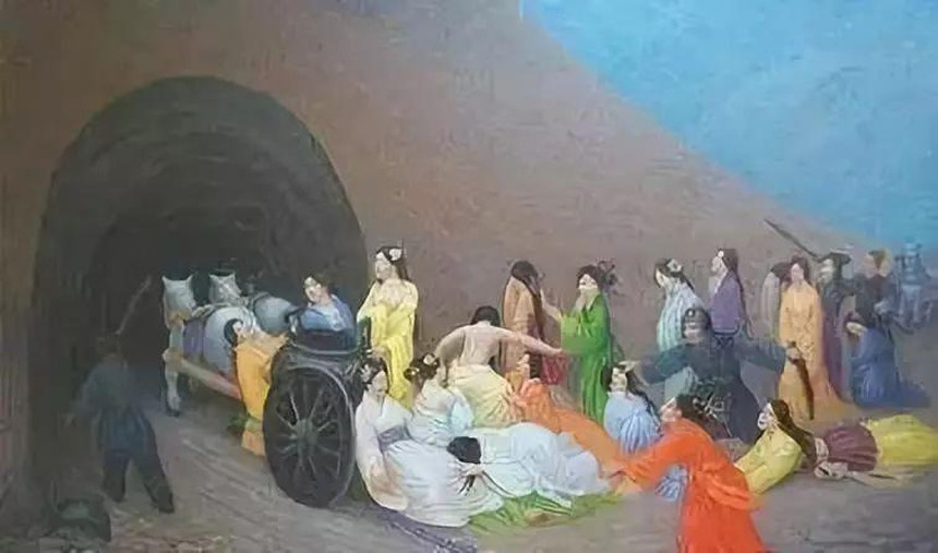 Giải nghĩa hủ tục tuẫn táng theo hoàng đế Trung Hoa nhiều người lầm tưởng: Phi tần, cung nữ bị chôn sau khi chết hay "xuống mồ" ngay khi con sống? - Ảnh 2.