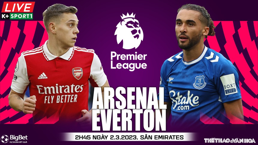 Nhận định, soi kèo Arsenal vs Everton (02h45, 2/3), đá bù vòng 7 Ngoại hạng Anh - Ảnh 2.