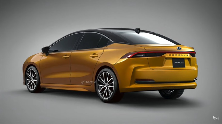 Xem trước Corolla thế hệ mới: Xe Toyota giờ đổi thiết kế như xe Hàn, tăng sức đấu Civic và Elantra - Ảnh 3.