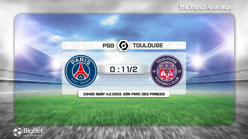 Nhận định, soi kèo PSG vs Toulouse (23h00, 4/2), vòng 22 Ligue 1 - Ảnh 8. Nhận định, soi kèo PSG vs Toulouse (23h00, 4/2), vòng 22 Ligue 1 - Ảnh 8.