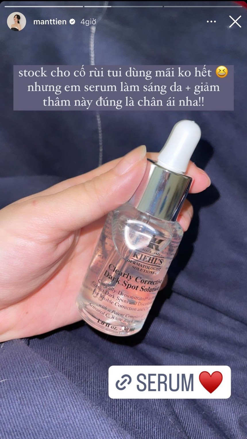 Đồ skincare mỹ nhân Việt dùng gần đây: Đỗ Thị Hà và Xoài Non dùng serum hơn 3 triệu, Á hậu Tường San chăm đắp mặt nạ mỗi ngày  - Ảnh 5.