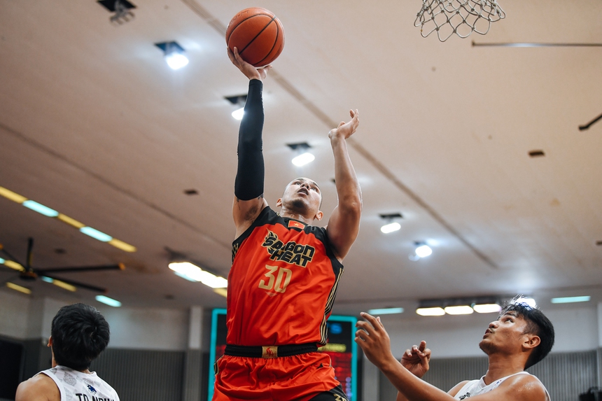 Chênh lệch đội hình chính phụ, Saigon Heat thắng dễ Bangkok Tigers  - Ảnh 9.