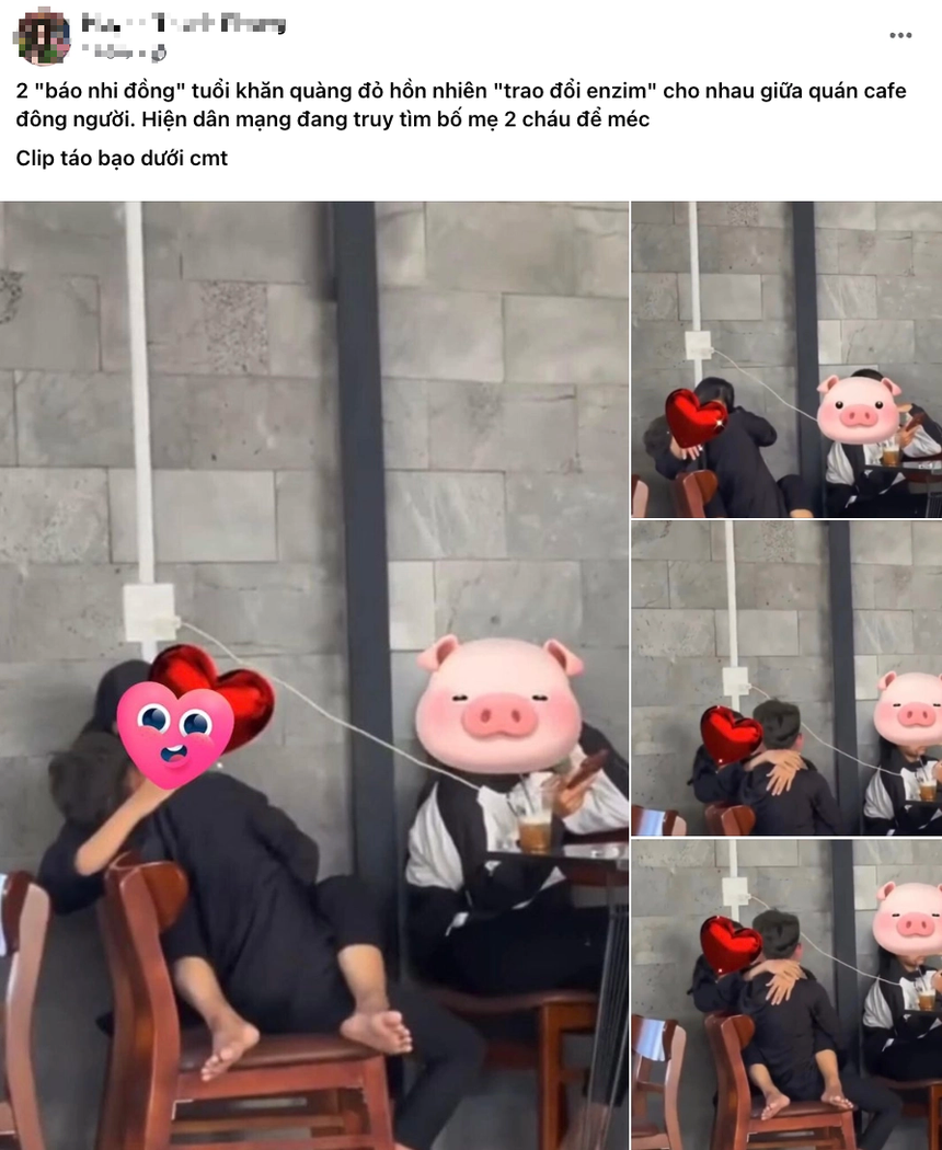 Cặp đôi học sinh gây phẫn nộ vì ôm hôn, sờ soạng quá đà trong quán cafe, người lớn ngán ngẩm: "Không nghĩ đến các vị khách khác sao?" - Ảnh 1. Cặp đôi học sinh gây phẫn nộ vì ôm hôn, sờ soạng quá đà trong quán cafe, người lớn ngán ngẩm: "Không nghĩ đến các vị khách khác sao?" - Ảnh 1.