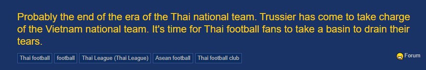 CĐV Thái sợ sệt: 'HLV Troussier đẳng cấp hơn Polking, kỷ nguyên thành công của ĐT Thái Lan sắp kết thúc' - Ảnh 3.