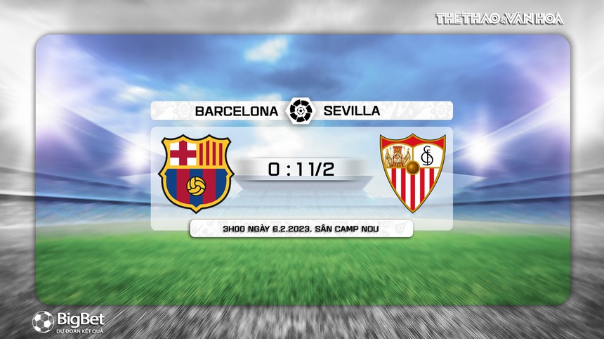 Nhận định, soi kèo Barcelona vs Sevilla (3h00, 6/2), vòng 20 La Liga - Ảnh 8. Nhận định, soi kèo Barcelona vs Sevilla (3h00, 6/2), vòng 20 La Liga - Ảnh 8.