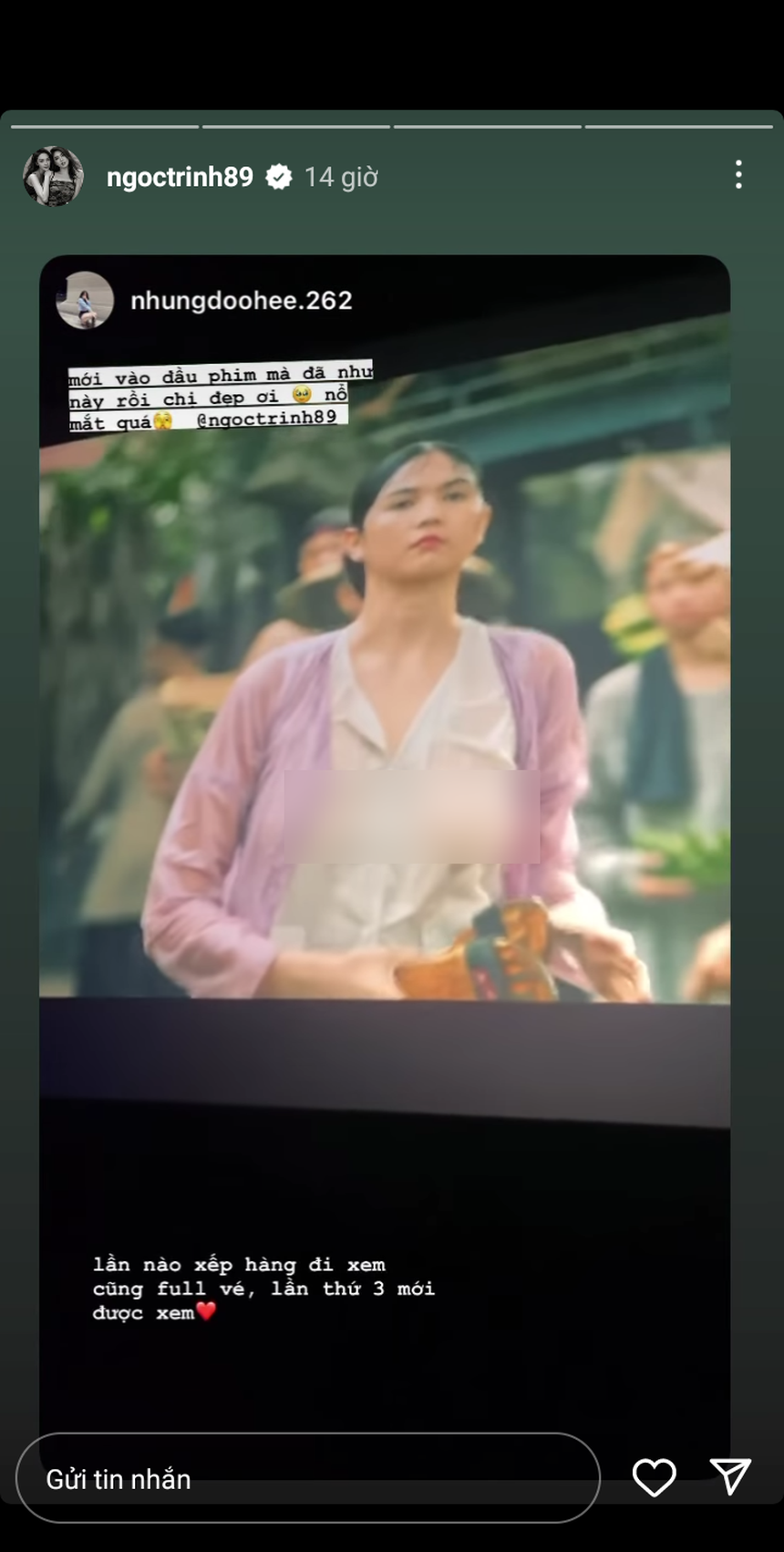 Chia sẻ rầm rộ cảnh hở phản cảm của Ngọc Trinh, 'Chị chị em em 2' chẳng còn gì để khoe? - Ảnh 5. Chia sẻ rầm rộ cảnh hở phản cảm của Ngọc Trinh, 'Chị chị em em 2' chẳng còn gì để khoe? - Ảnh 5.