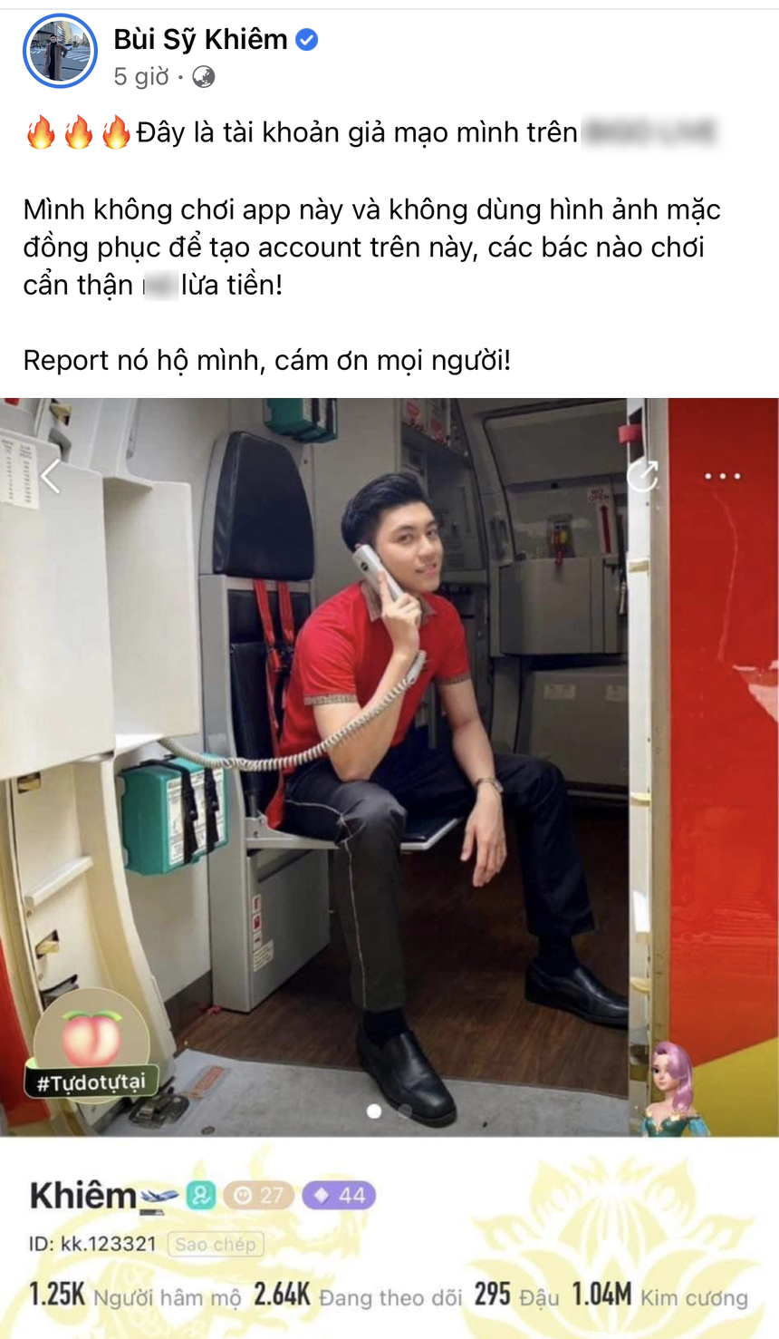 Giả mạo trai đẹp hàng không, kẻ lừa đảo thành hot streamer, nhận nhiều 'donate' từ fan nữ - Ảnh 1.