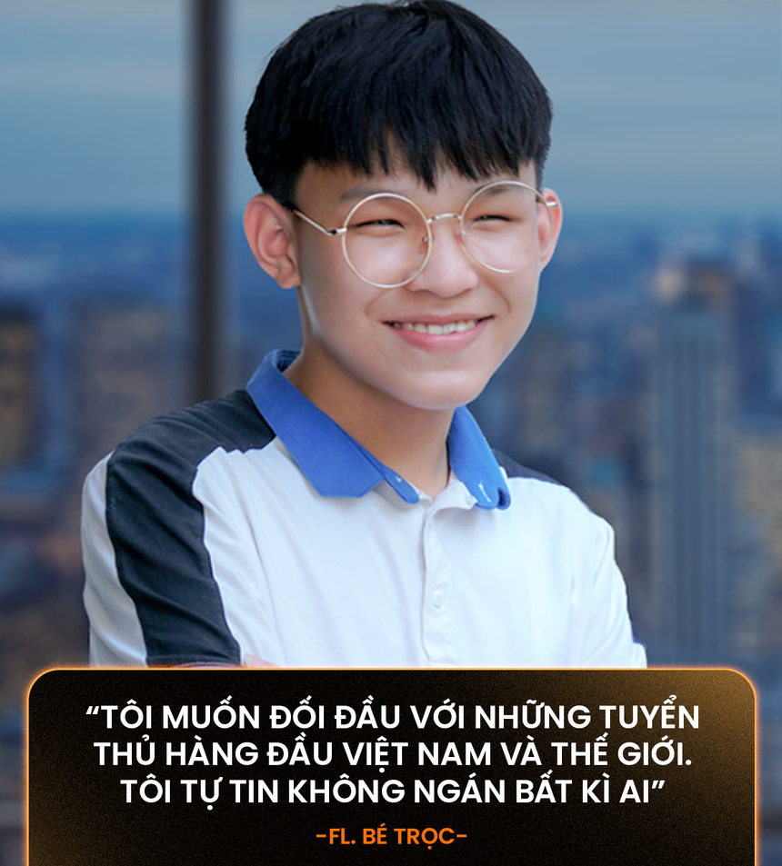 Bé Trọc mong muốn đối đầu những tuyển thủ hàng đầu thế giới, tự tin 'không ngán bất kì ai' - Ảnh 2.