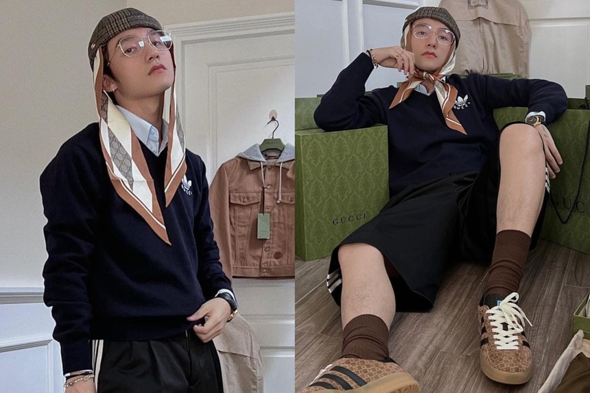 Sơn Tùng xuất hiện với visual xịn xò, gây sốt khi sắm cả lố đồ hiệu sang chảnh - Ảnh 1.