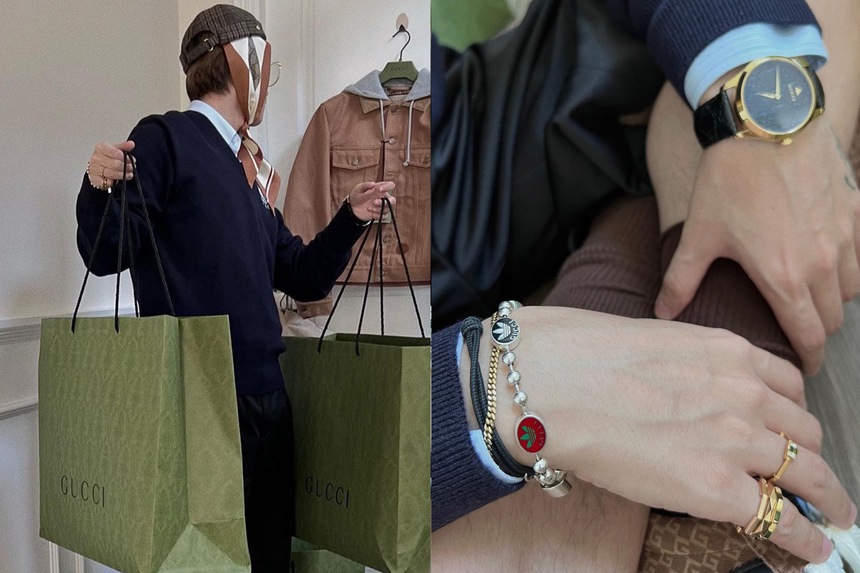 Sơn Tùng xuất hiện với visual xịn xò, gây sốt khi sắm cả lố đồ hiệu sang chảnh - Ảnh 3.