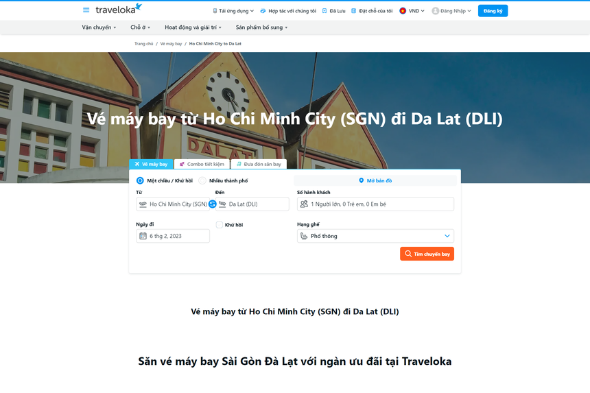 Giá vé máy bay Sài Gòn Đà Lạt - Cùng Traveloka khám phá Đà Lạt - Ảnh 1. Giá vé máy bay Sài Gòn Đà Lạt - Cùng Traveloka khám phá Đà Lạt - Ảnh 1.