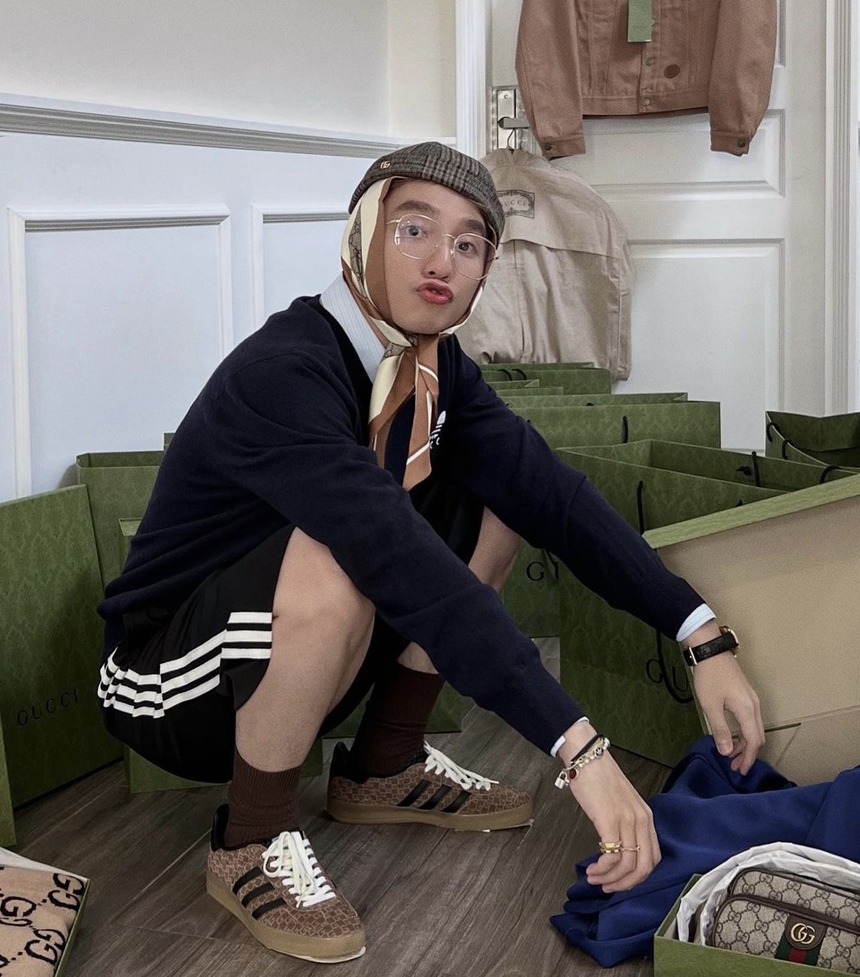 Sơn Tùng xuất hiện với visual xịn xò, gây sốt khi sắm cả lố đồ hiệu sang chảnh - Ảnh 2.