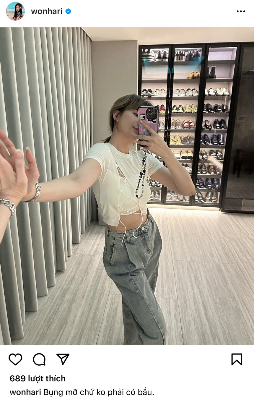 Hari Won chính thức lên tiếng về tin đồn mang thai, đáp gọn đúng 1 câu - Ảnh 1.