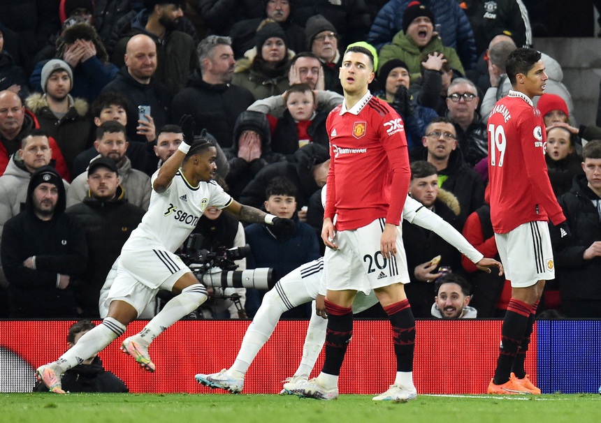 MU mất điểm trước Leeds ngay tại Old Trafford