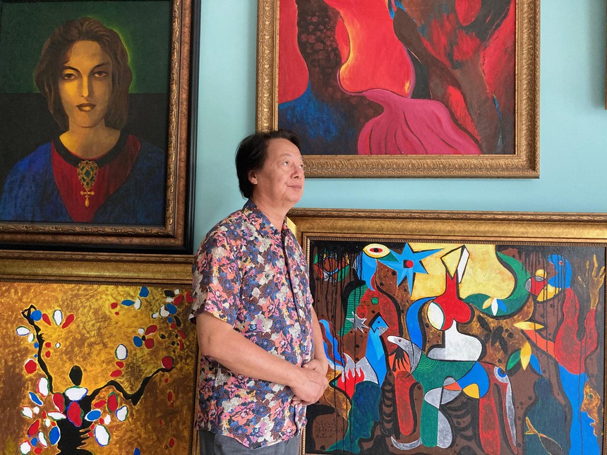 Triển lãm 'Ngày trở về' của Lê Đại Chúc: 'Trăm bức đan thanh bừng nét ngọc' - Ảnh 1. Triển lãm 'Ngày trở về' của Lê Đại Chúc: 'Trăm bức đan thanh bừng nét ngọc' - Ảnh 1.