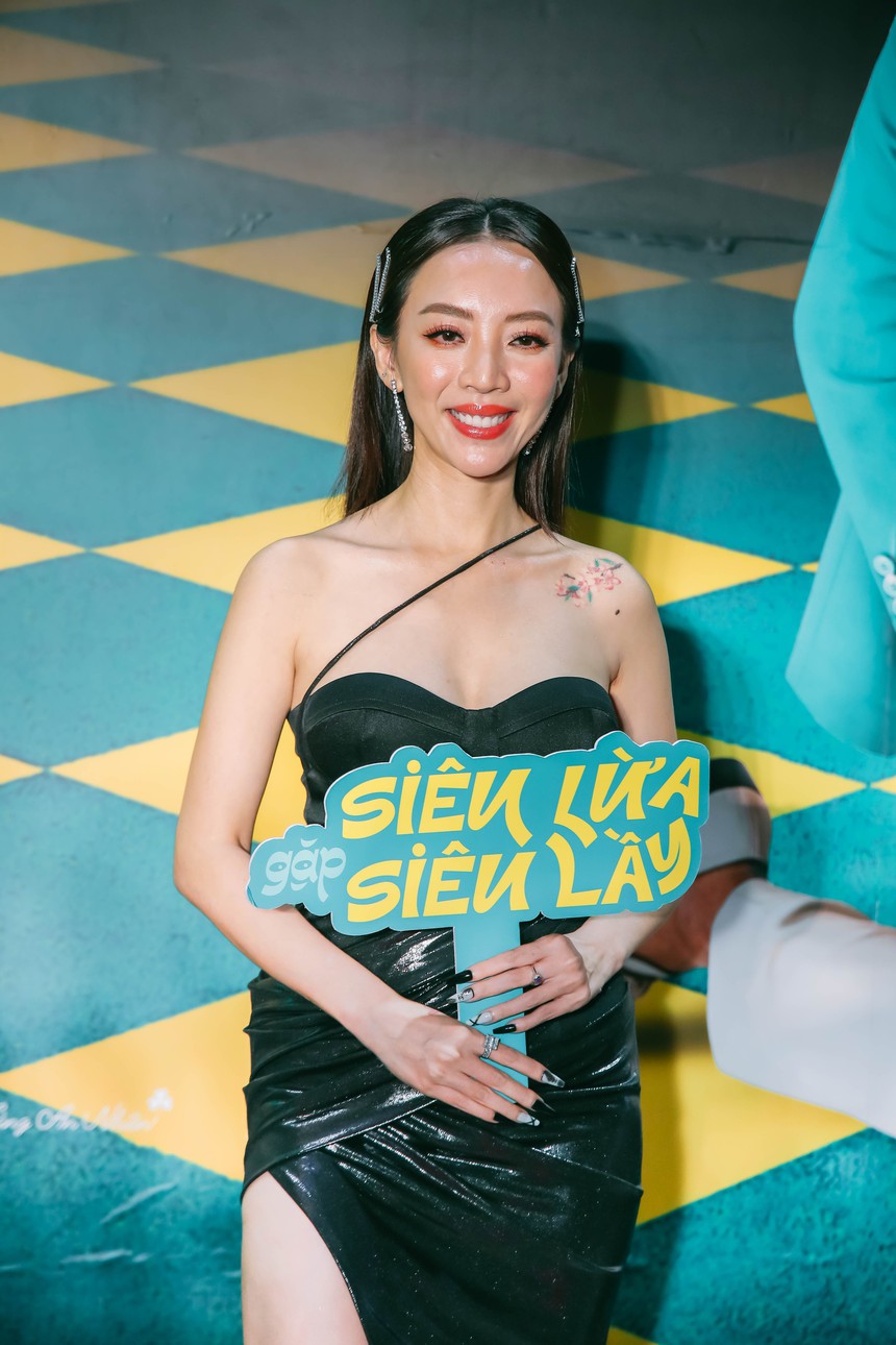 Anh Tú đẹp trai hết nấc, Khánh Vân - Trương Quỳnh Anh đọ sắc cực gắt trên thảm đỏ 'Siêu lừa gặp siêu lầy' - Ảnh 9.