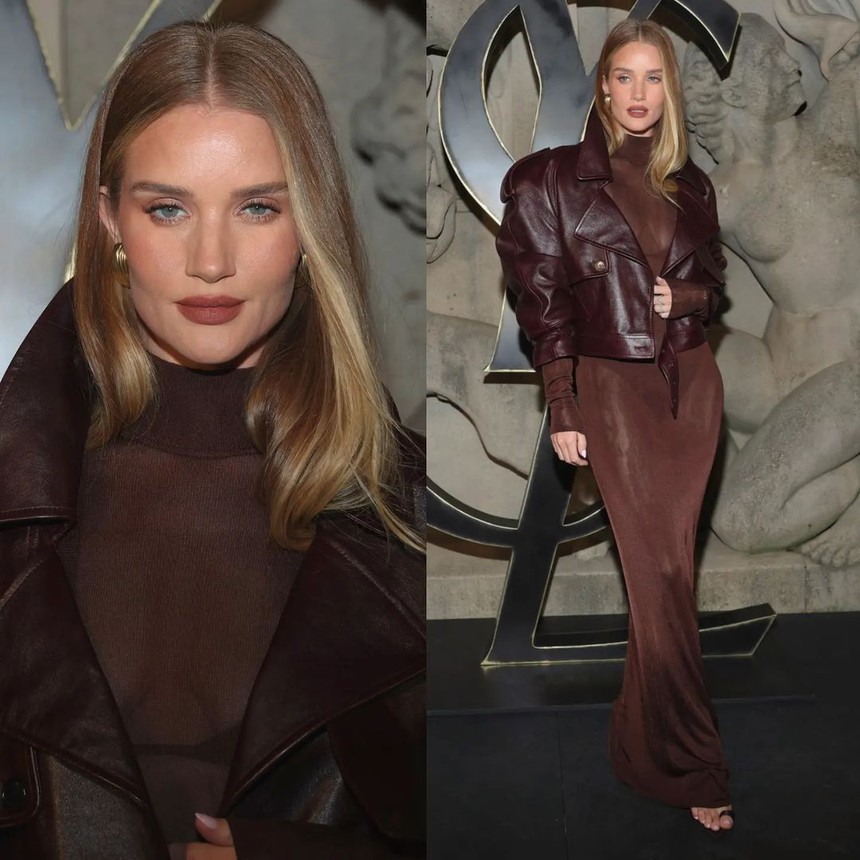 Sao đổ bộ show Saint Laurent: Hàn Quốc có nàng mặc 'bốc' hơn Rosé, 2 mỹ nhân Cbiz trắng phát sáng - Ảnh 12.