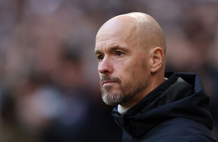 HLV Erik Ten Hag điều chỉnh nhân sự đá chính ở trận gặp West Ham