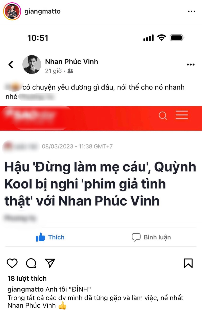 Hương Giang lên tiếng giữa nghi vấn mượn chuyện Nhan Phúc Vinh để 'đá xéo' tình cũ: 'Ai quy chụp sang chuyện khác đều là suy nghĩ của riêng họ, đừng áp đặt thành của tôi' - Ảnh 3.