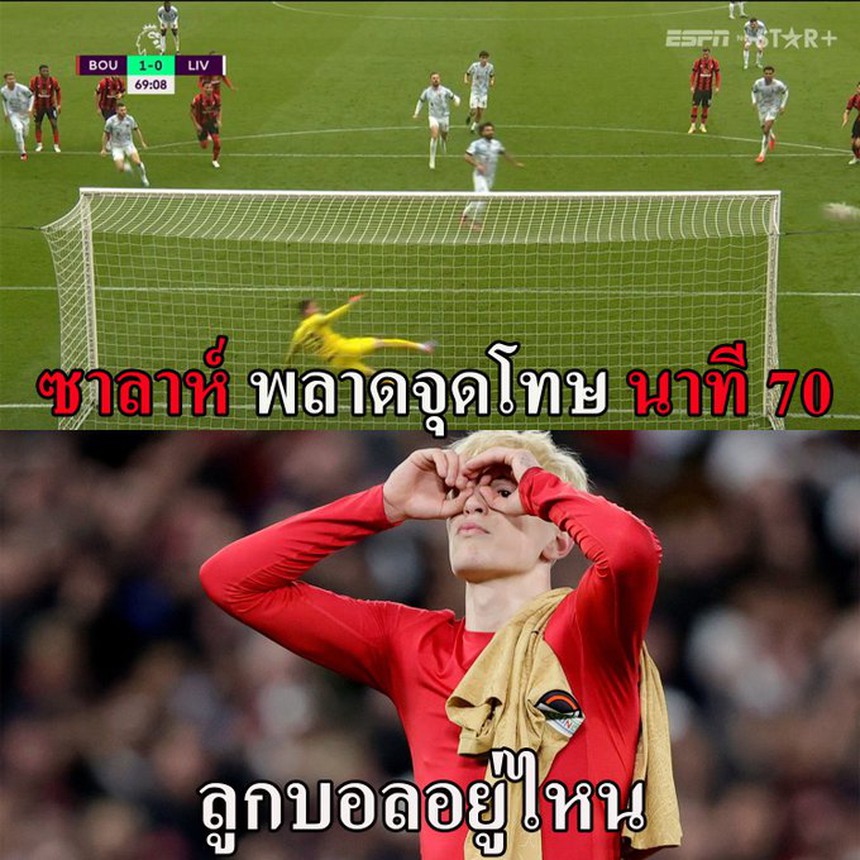 Salah bị cộng đồng mạng thi nhau chế ảnh vì sút trượt pen khiến Liverpool bại trận - Ảnh 9.