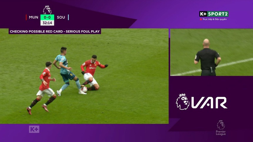 Fan MU chê công nghệ VAR, chỉ trích trọng tài "mua độ" sau tấm thẻ đỏ của Casemiro - Ảnh 2.