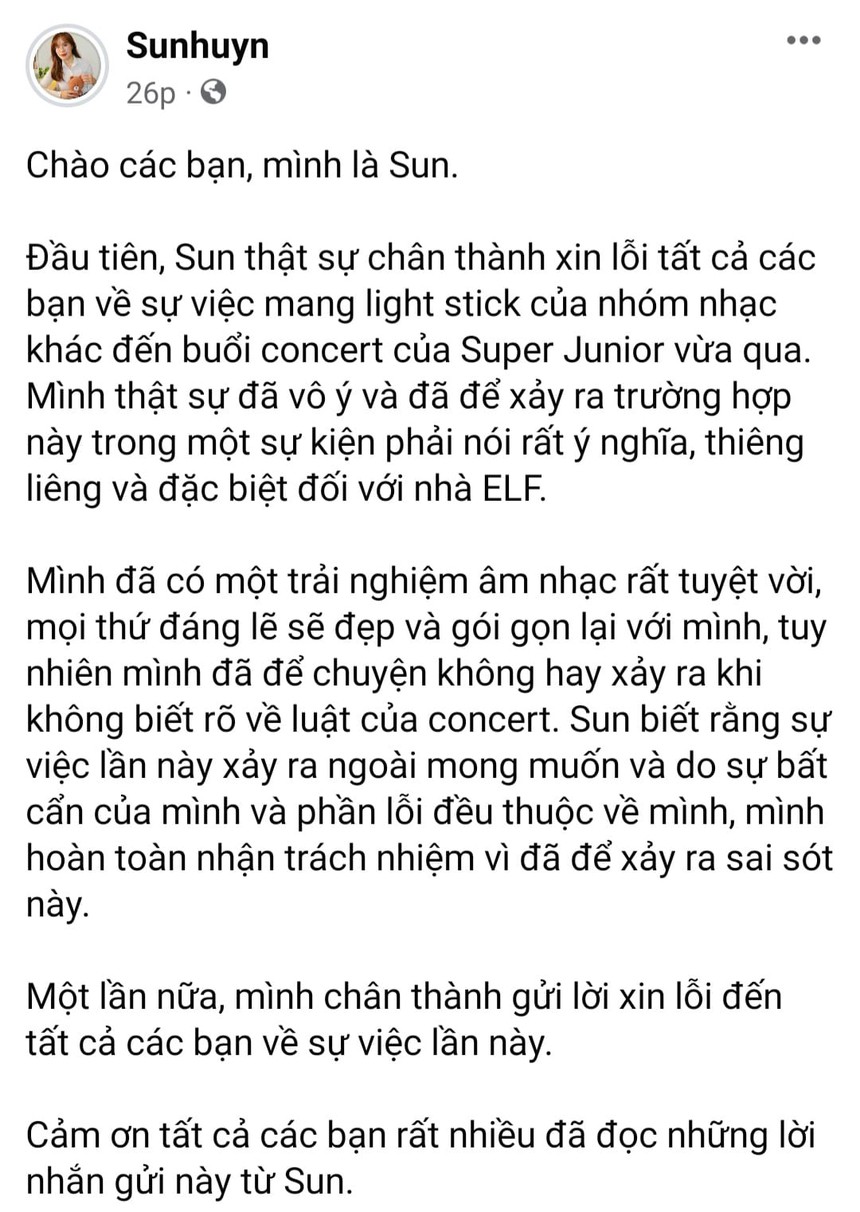 Tranh cãi YouTuber nổi tiếng mang lightstick BTS vào show Super Junior: Vô tình hay thiếu ý thức? - Ảnh 4. Tranh cãi YouTuber nổi tiếng mang lightstick BTS vào show Super Junior: Vô tình hay thiếu ý thức? - Ảnh 4.