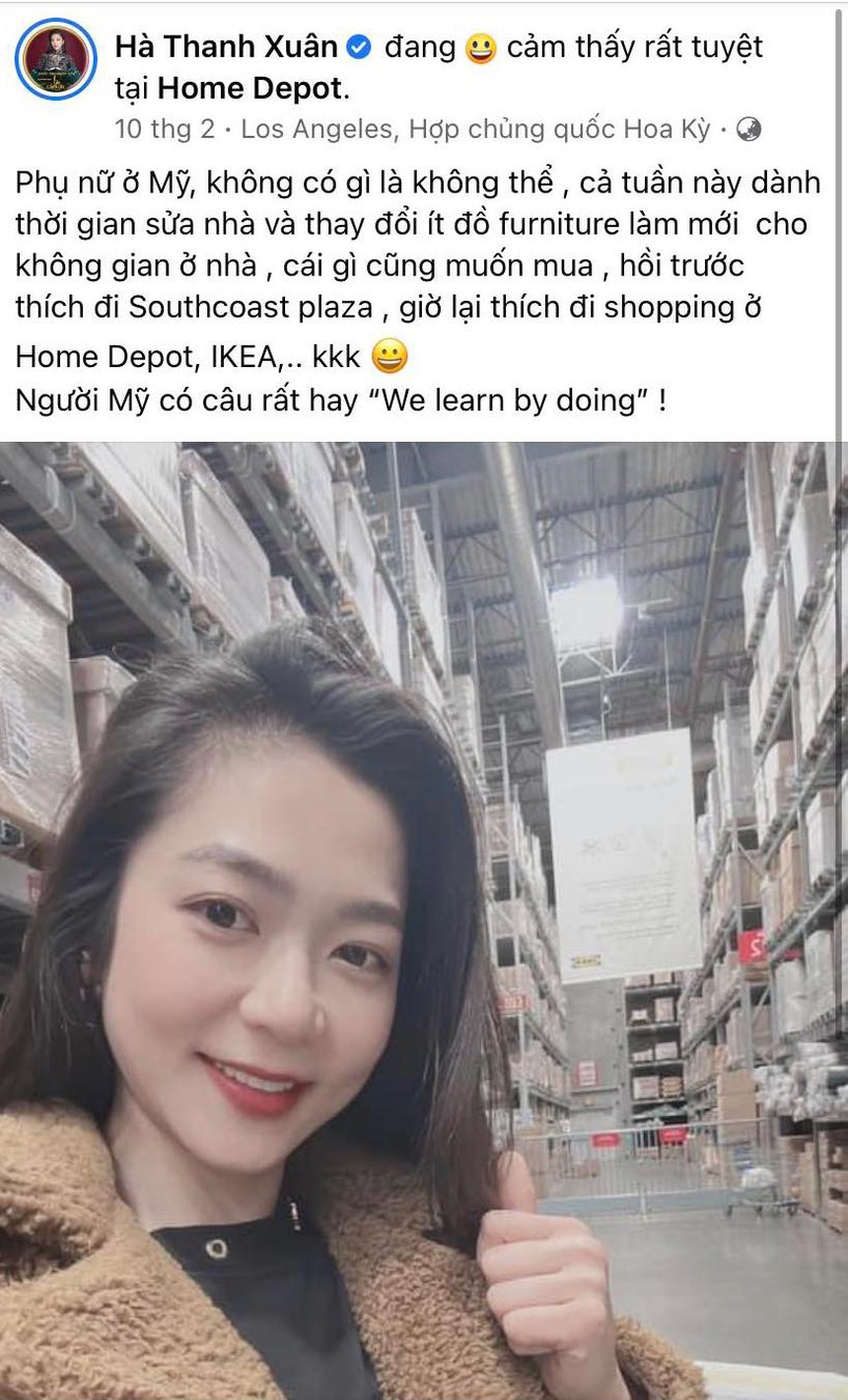 Cuộc sống của Hà Thanh Xuân sau khi về chung nhà với “Vua cá Koi”: Tự sửa nhà không có sự hỗ trợ của chồng, gây chú ý với dòng trạng thái hậu ồn ào ly hôn - Ảnh 5.