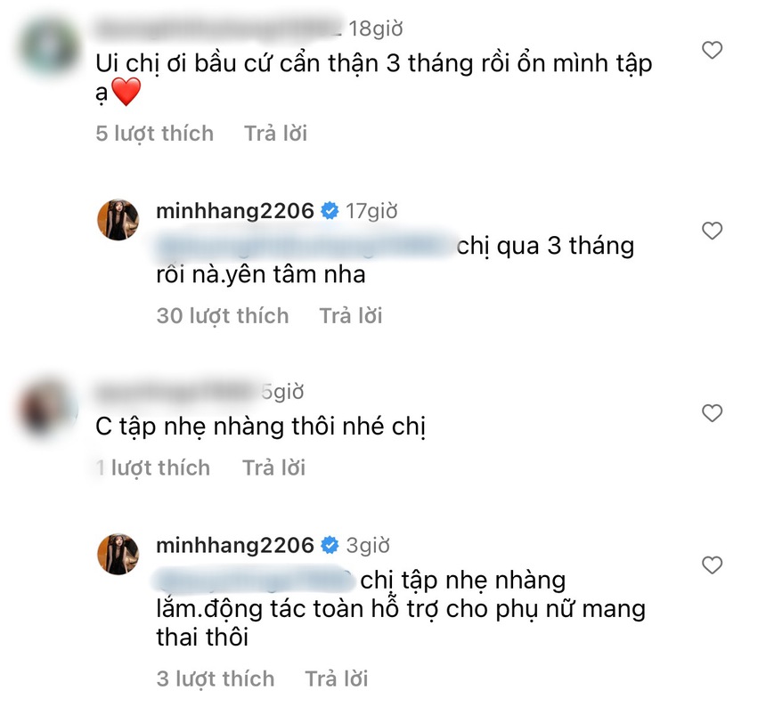 Chăm chỉ rèn luyện sức khoẻ, Minh Hằng nói gì khi được khuyên hạn chế vận động mạnh sau khi thụ tinh ống nghiệm? - Ảnh 3.