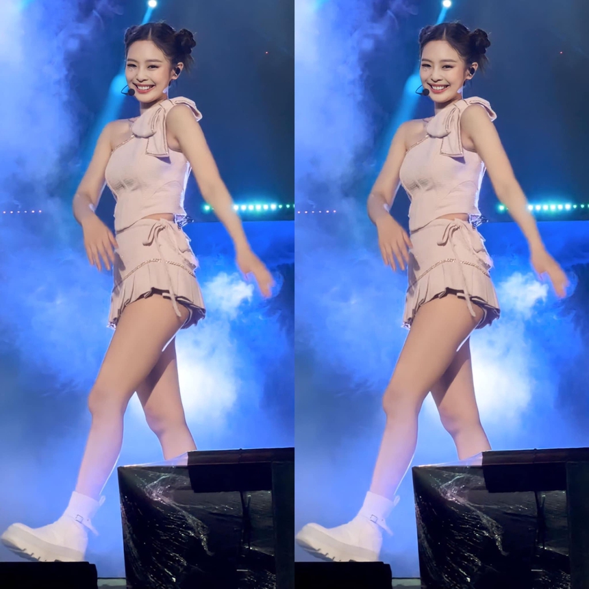 Jennie bất ngờ hở bạo khi quảng cáo nội y, nhưng khi diễn concert lại đáng yêu cưng muốn 'xỉu' - Ảnh 5.