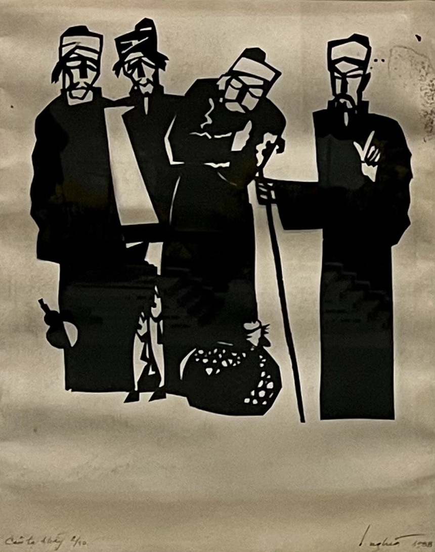 Triển lãm 'Khắc chân trời' của Vũ Duy Nghĩa: 'Nét sắc như kiếm sắc' - Ảnh 2. Triển lãm 'Khắc chân trời' của Vũ Duy Nghĩa: 'Nét sắc như kiếm sắc' - Ảnh 2.